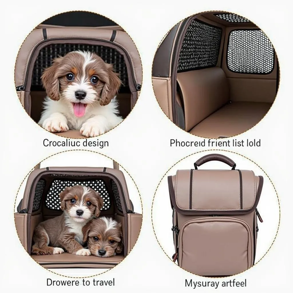 Luxury Dog Carrier for Small Breed Dogs: Elegant Design for Stylish Pet Owners