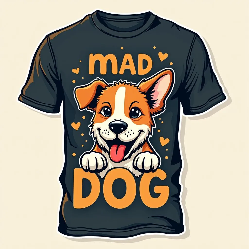 Dog Lovers Mad Dog T-Shirt