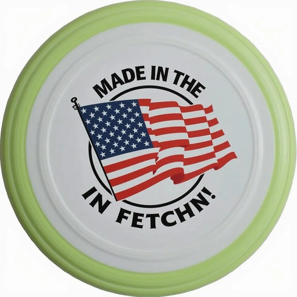 Made in America Dog Toy Frisbee 