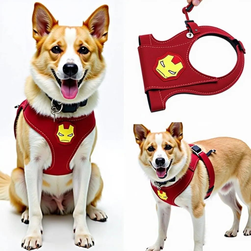 Iron Man Dog Harness