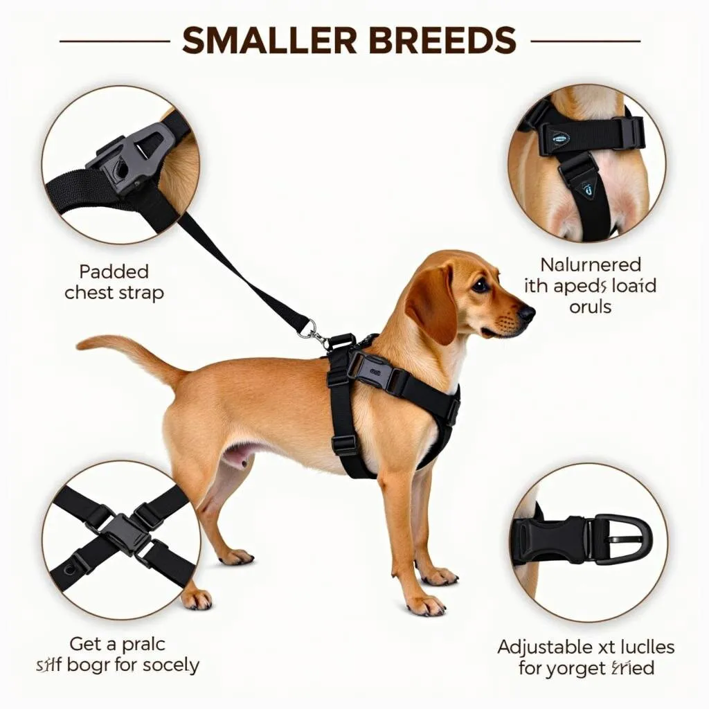 Masbrill Dog Harness for Small Breeds