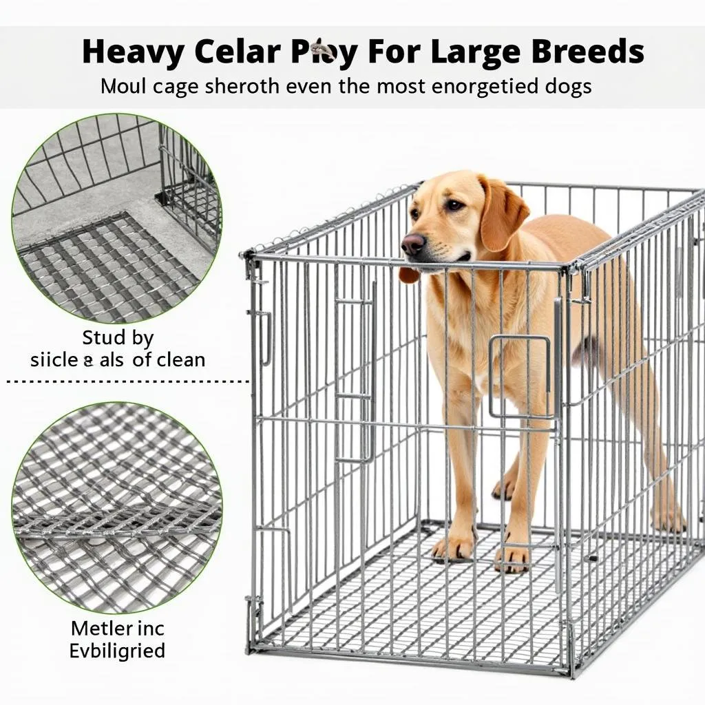 Durable Metal Dog Cage Matting