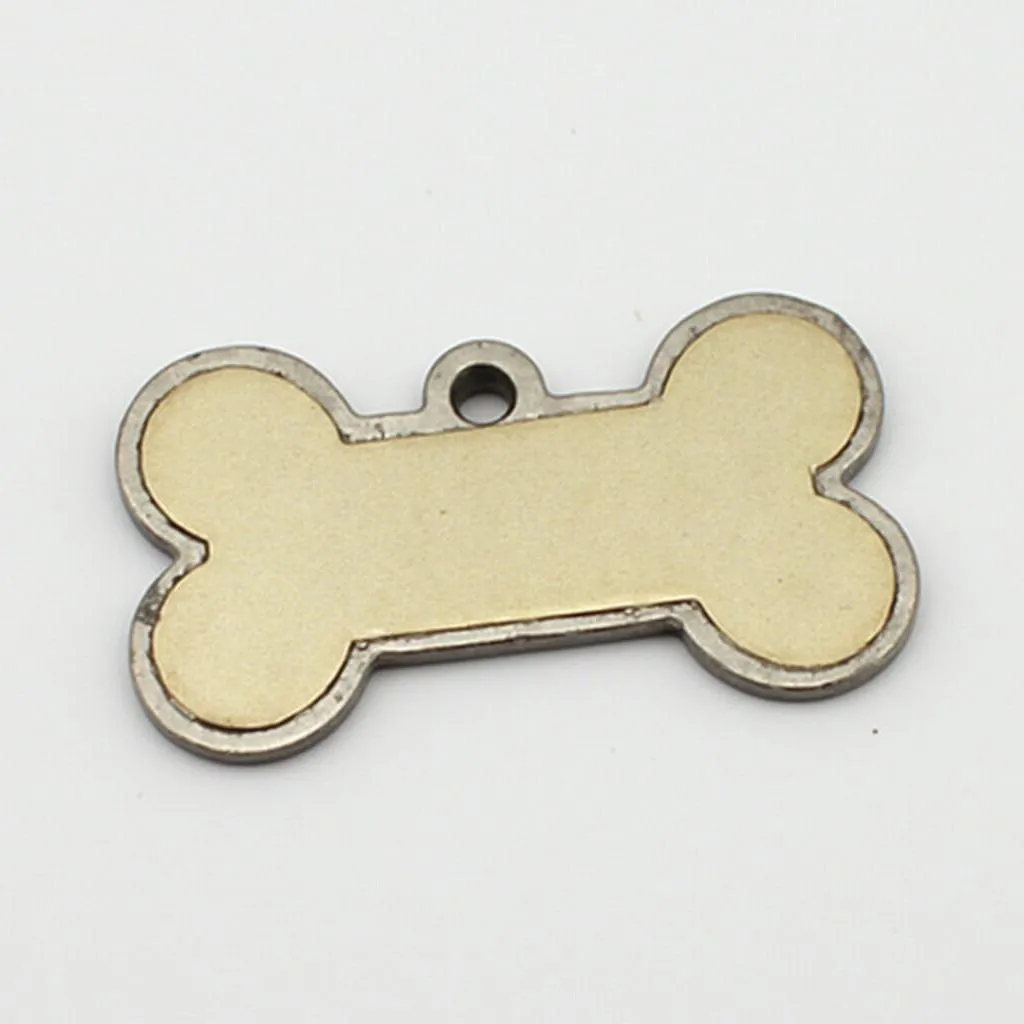 Traditional Metal Dog Tag for Identification