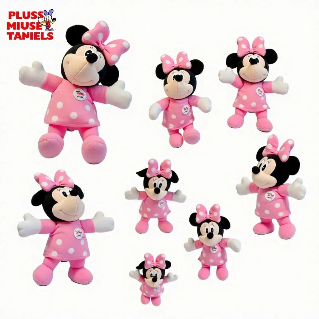 Plush Minnie Mouse Dog Toy