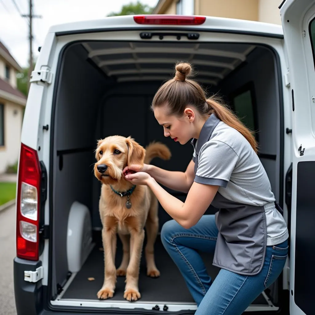 Mobile dog grooming Arvada CO banner