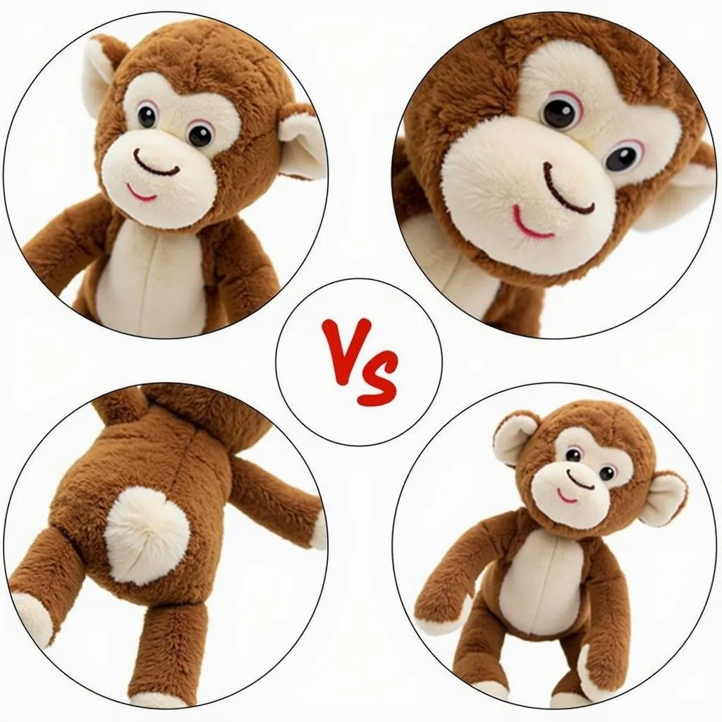 Plush Monkey Toy for Dogs