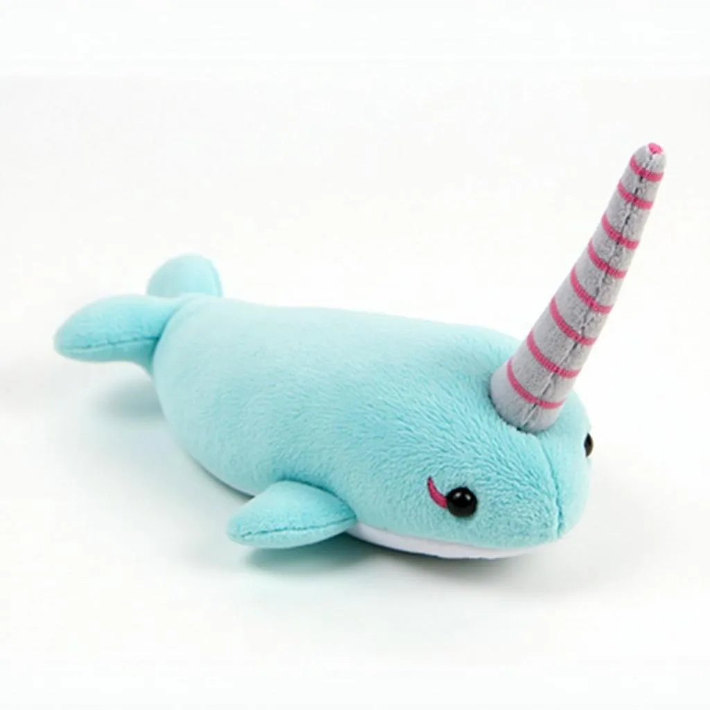 Cute Narwhal Dog Toy for Small Breeds