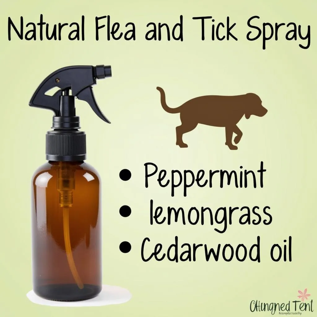 Natural Flea and Tick Spray for Dogs