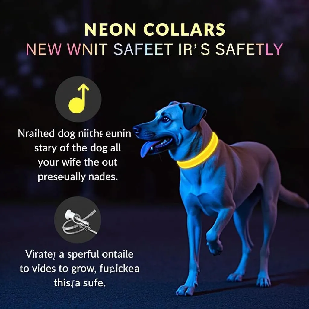 Dog Collar Neon: Safety Benefits