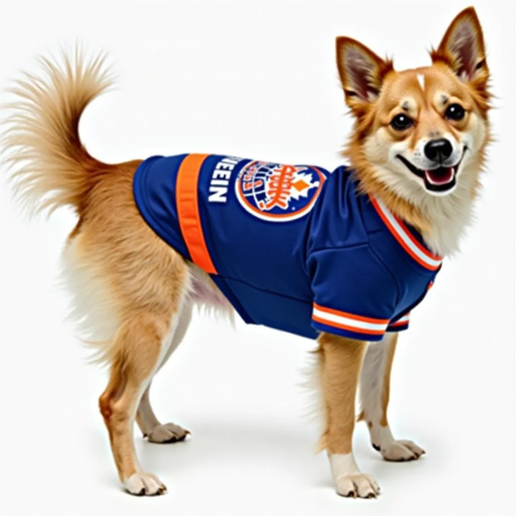 NY Mets Dog Jersey Medium Size