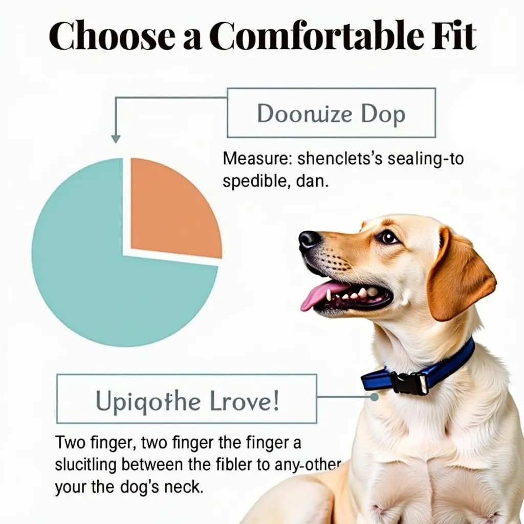 Choosing the right size for your dog's nylon collar