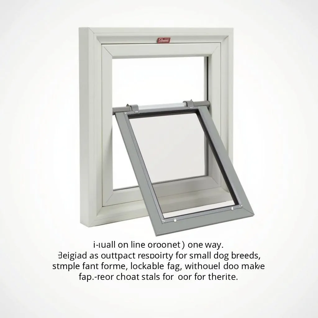 One way dog door for small dog breeds