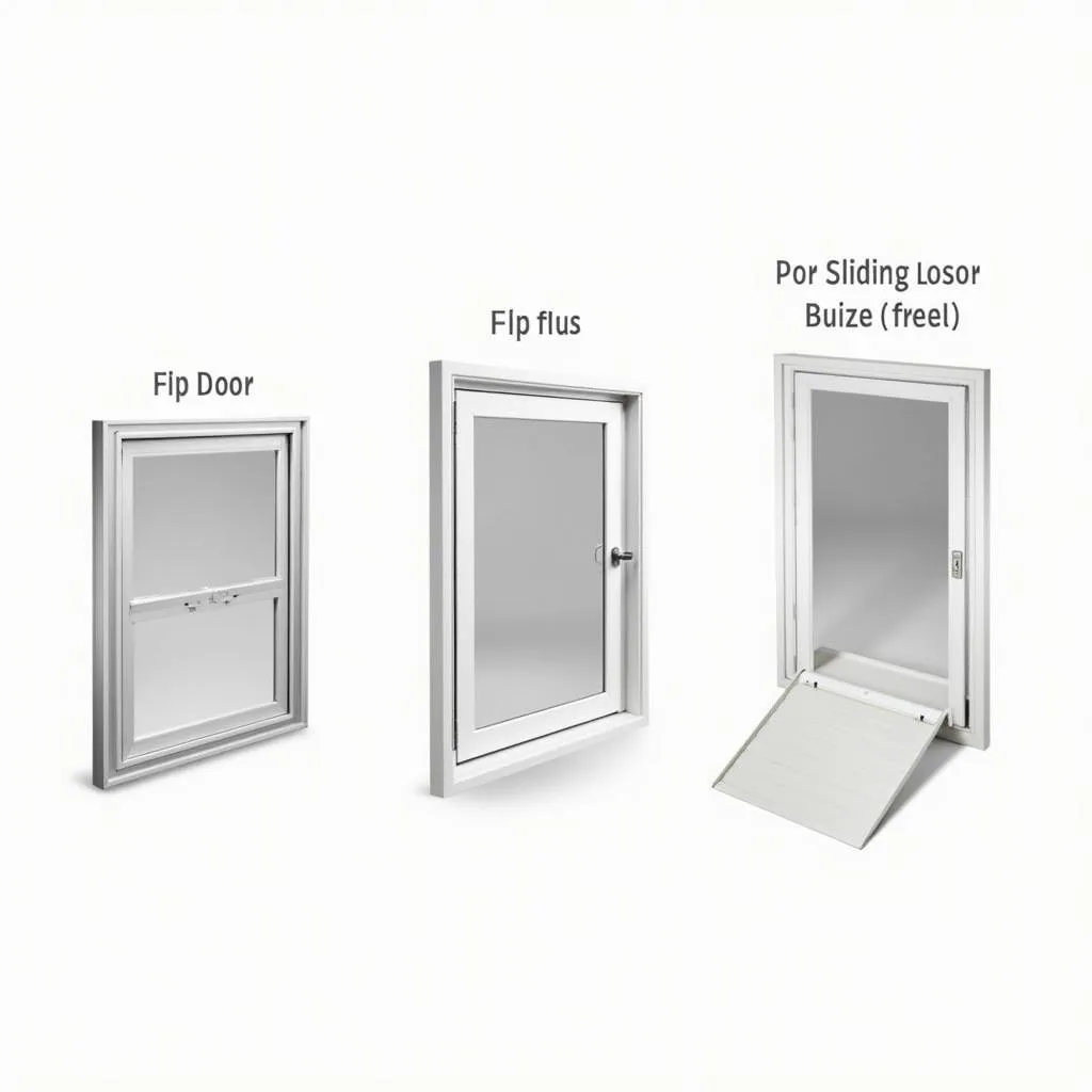 Types of Patio Pacific Dog Doors