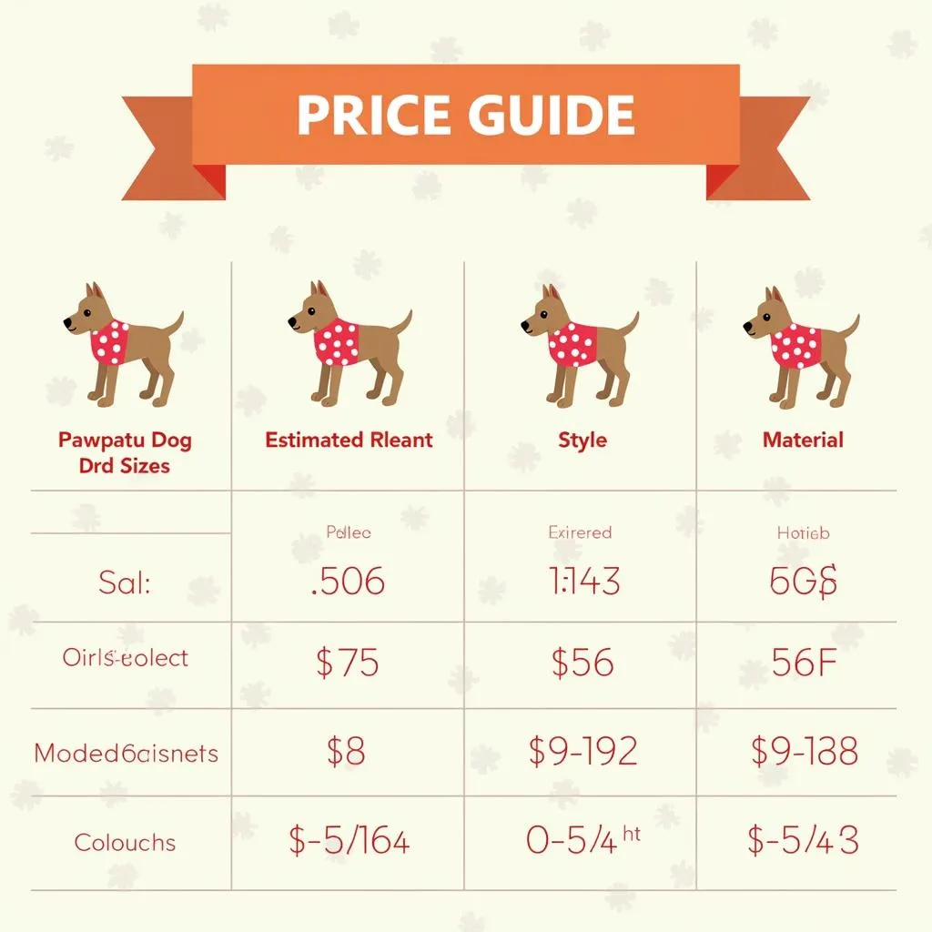 Pawpatu Dog Dress Price Guide for Different Styles and Sizes