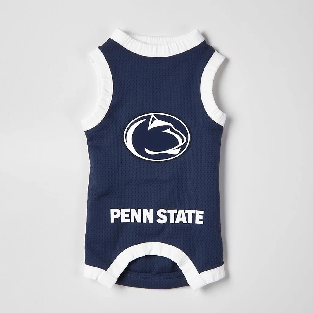 Penn State Dog Jersey in Blue and White