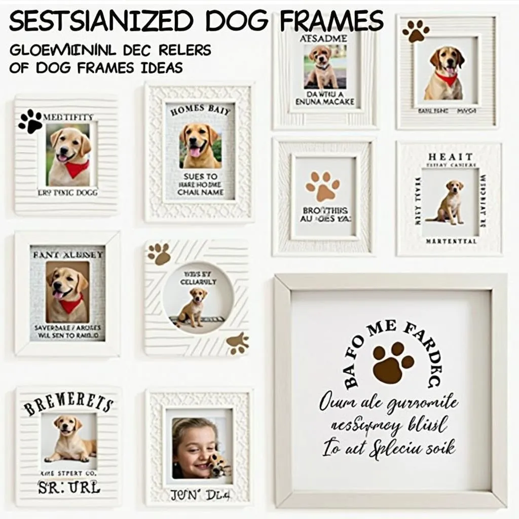 Personalized dog frame ideas for capturing your furry friend's unique charm