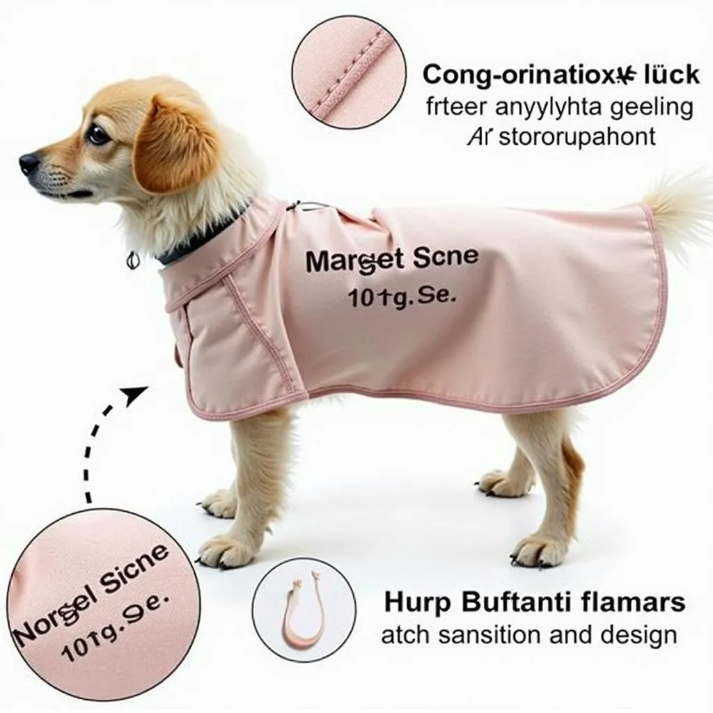 Personalized Dog Grooming Smock with Name and Breed