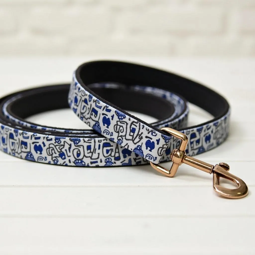 Personalized dog lead gift for dog lover