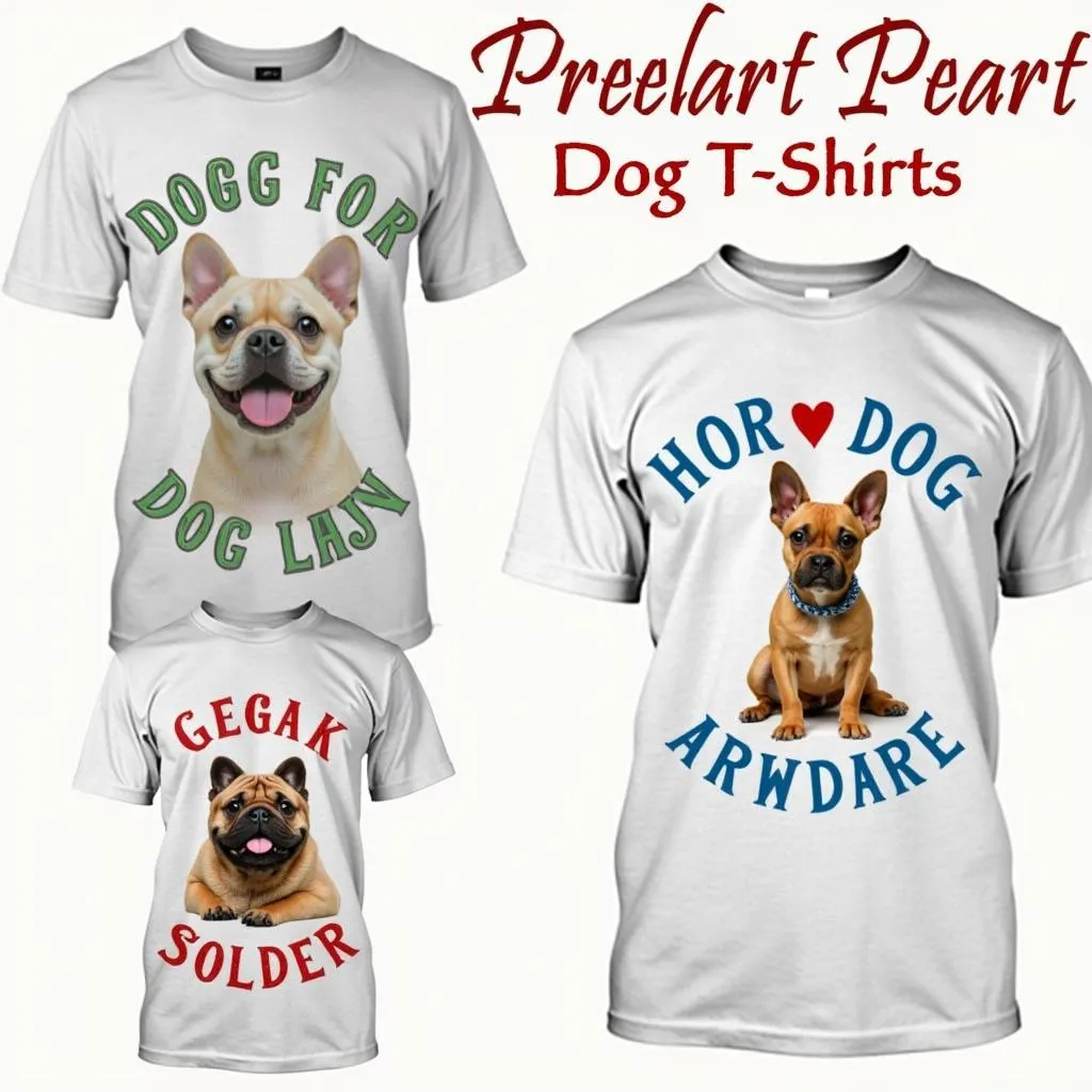 Personalized dog t-shirt featuring a dog's name and picture