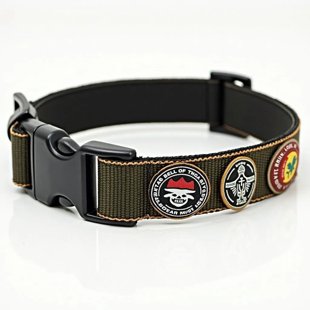 Military-Inspired Personalized Tactical Dog Collar