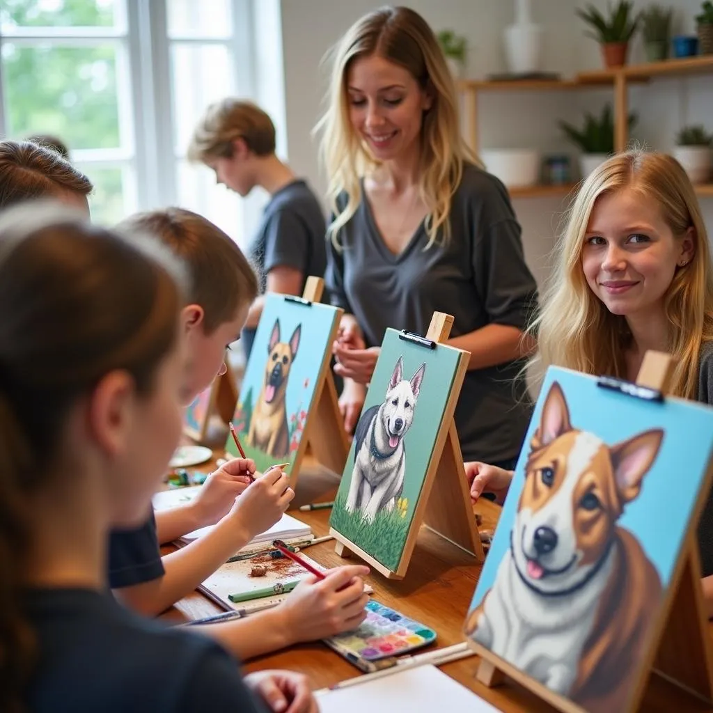 Pet Painting Classes for Beginners: Learn to Capture Your Furry Friend's Charm