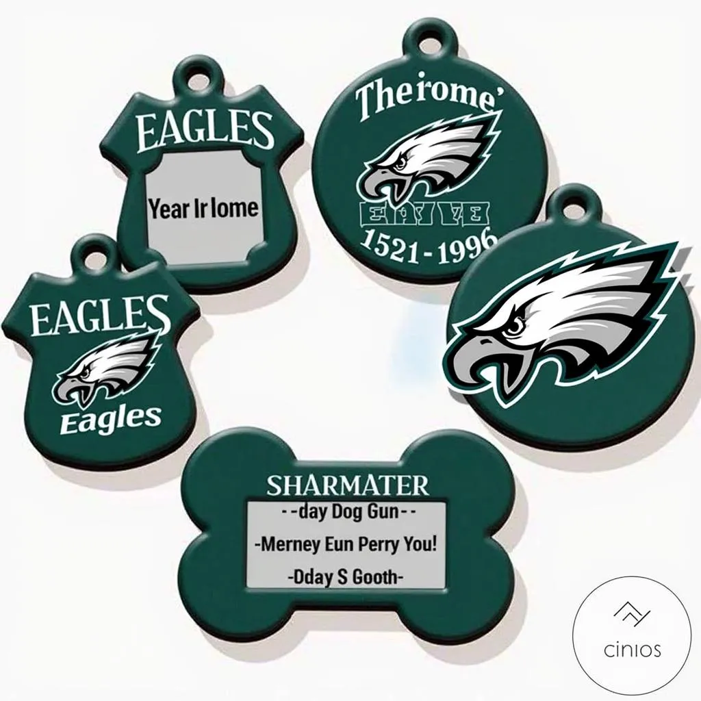 Personalized Philadelphia Eagles Dog Tags for Football Fans