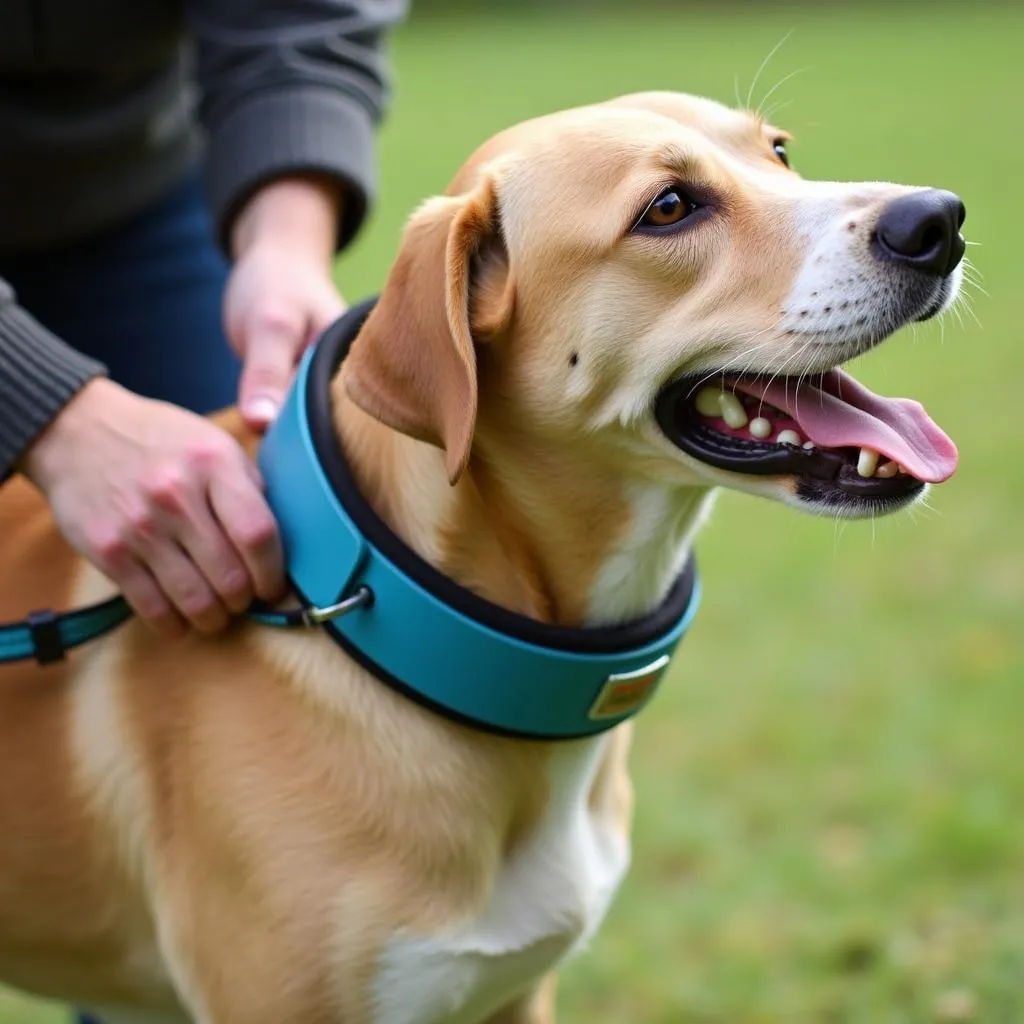 Using a pinch collar for dog training