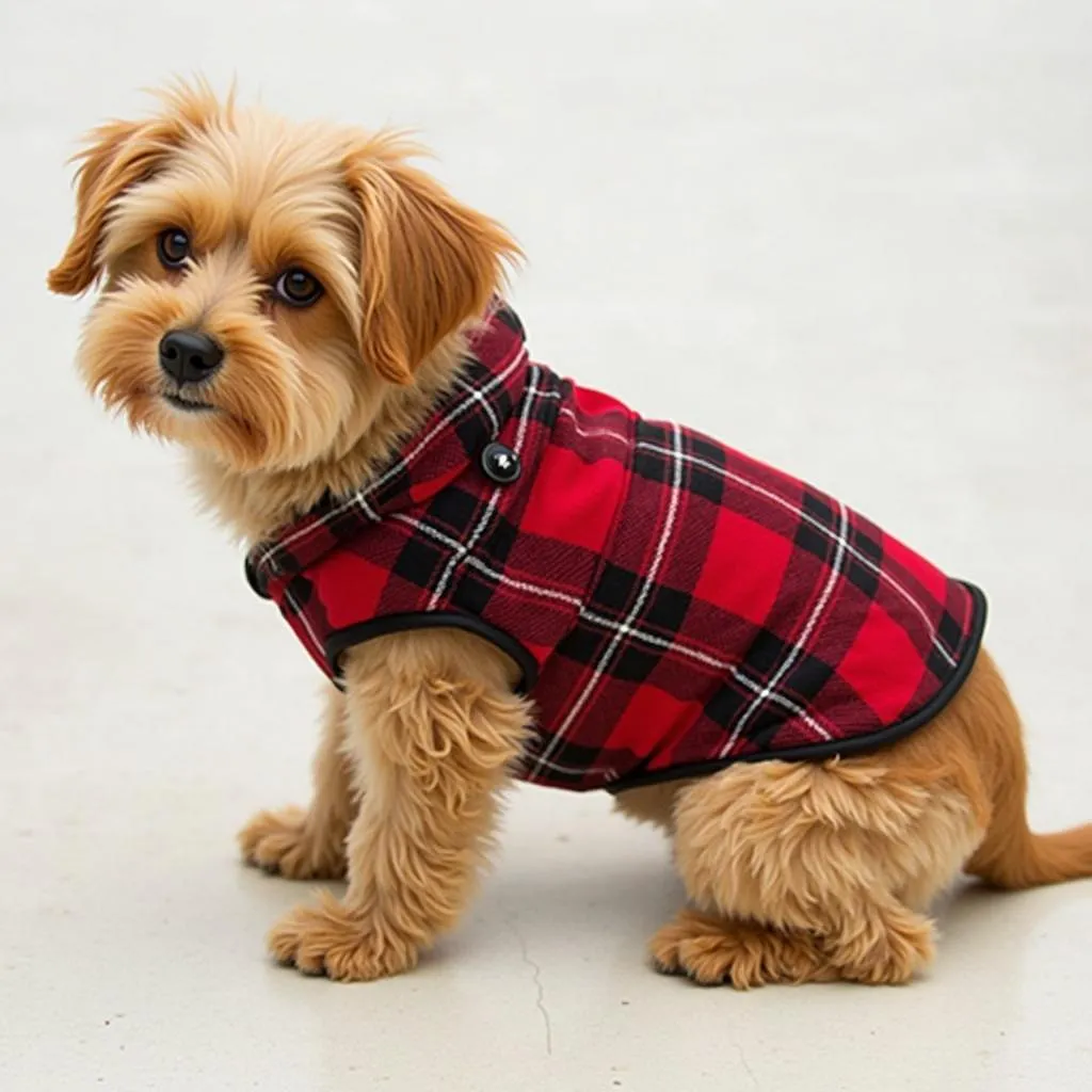 Classic Plaid Dog Shirt