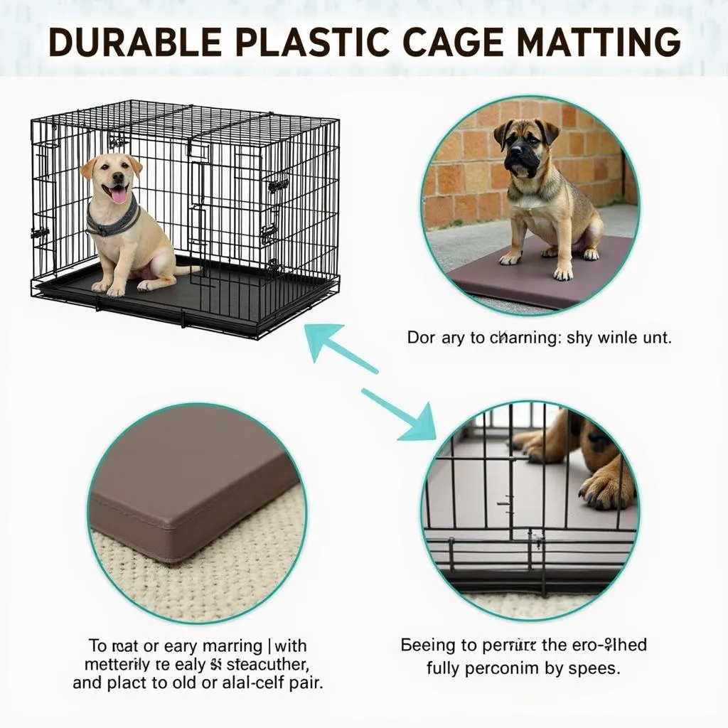 Plastic Cage Matting for Dogs