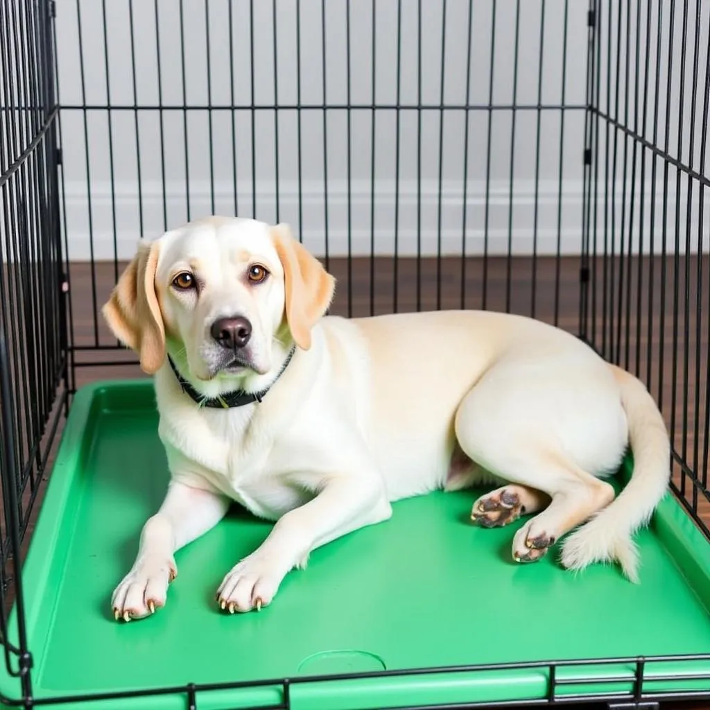 Durable Plastic Dog Crate Floor:  Protection Against Messes