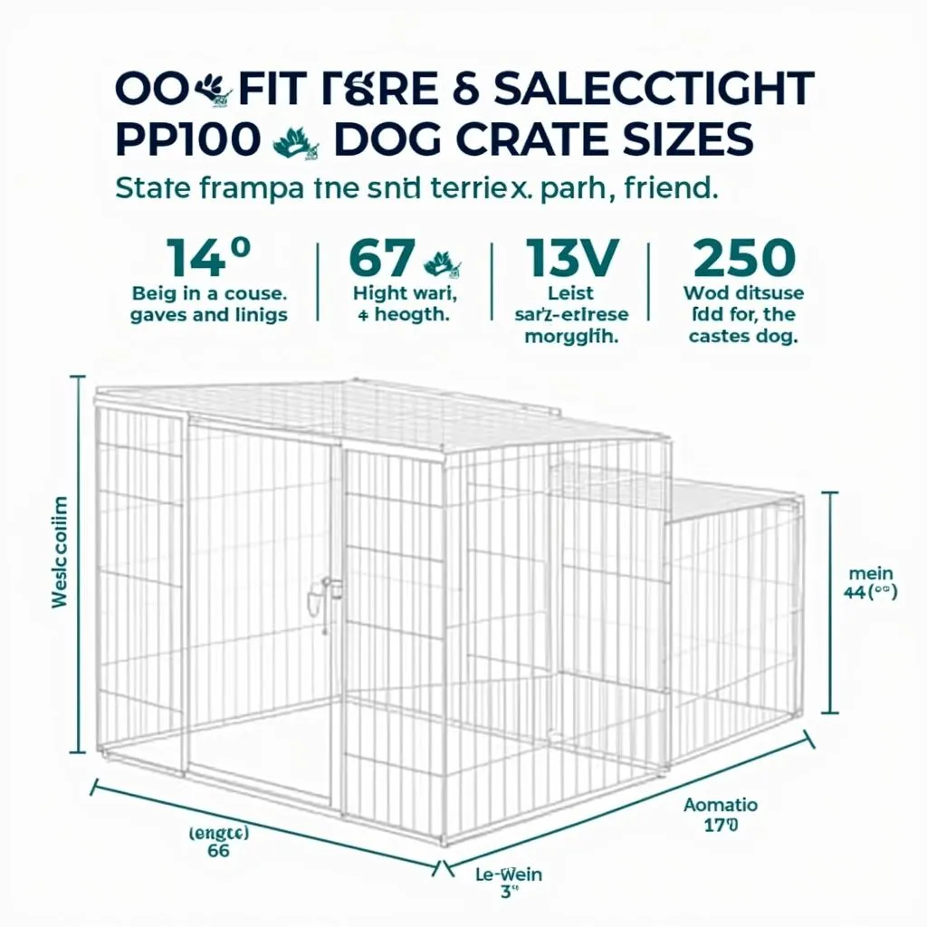 Selecting the right size for your PP100 dog crate