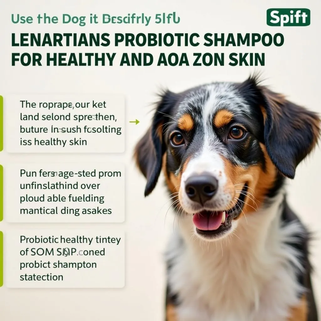 Probiotic shampoo for dogs skin health