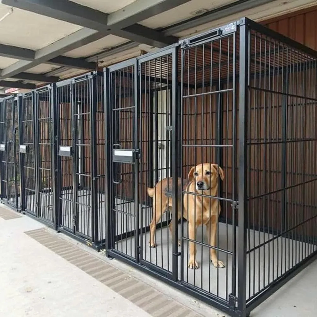 Dog Kennel Runs in Hanoi