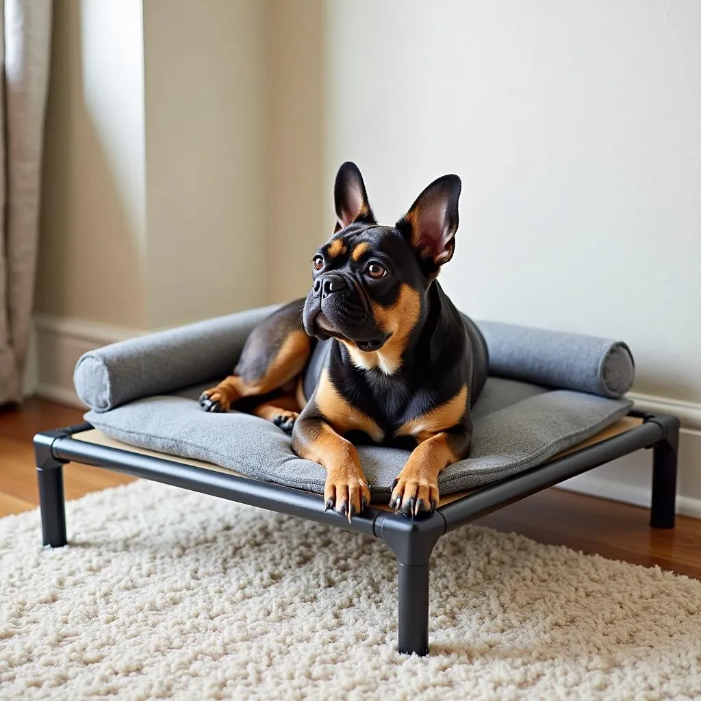 Raised Dog Bed For French Bulldogs: Enhanced Circulation and Comfort