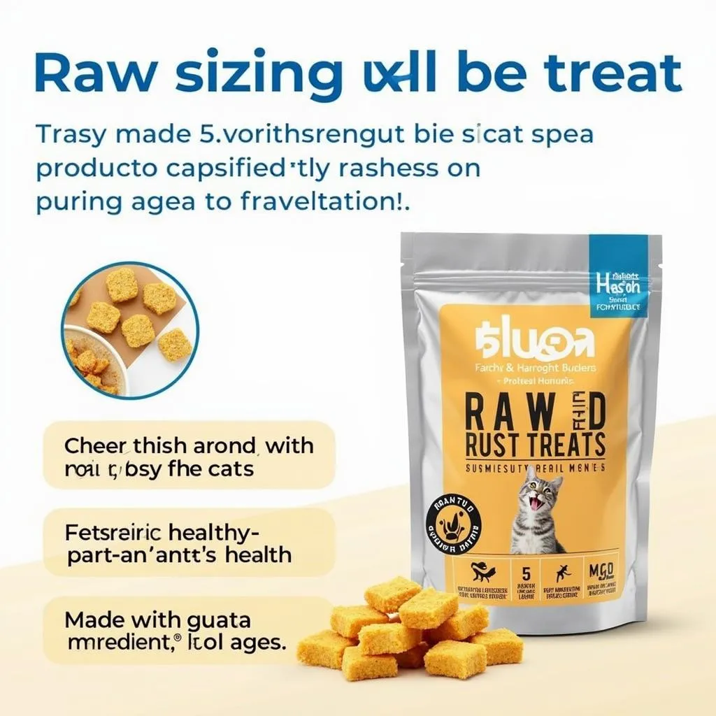 Raw Cat Treats With Fish Flavor