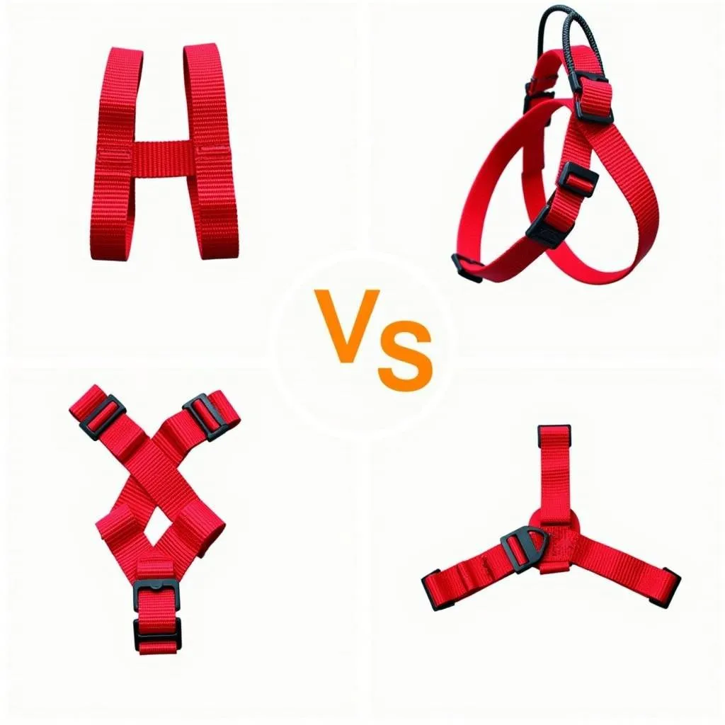 Types of Red Dog Harnesses