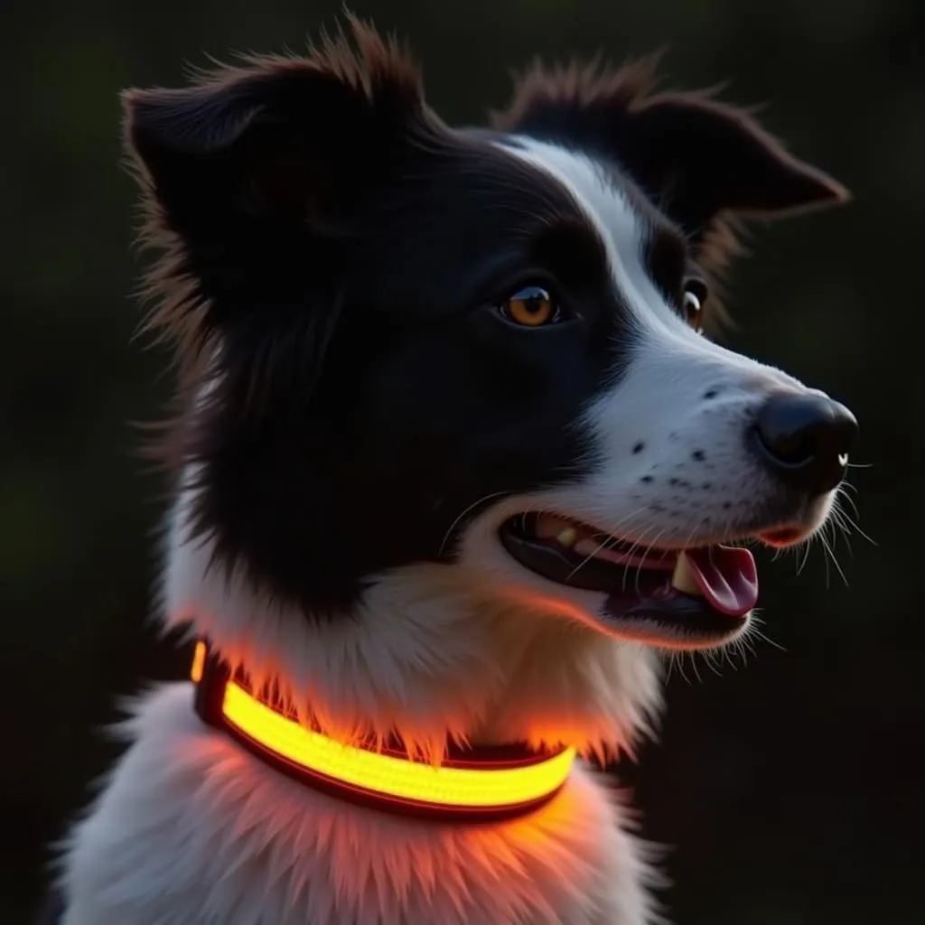 Reflective Dog Collars for Border Collies: Enhance Visibility at Night