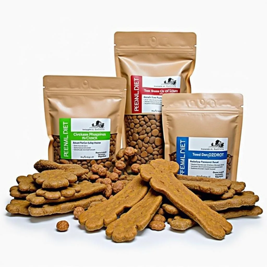 Renal diet dog treats for managing kidney health