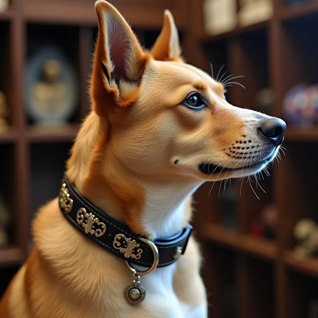 Royal Dog Collars in Hanoi Pet Shop