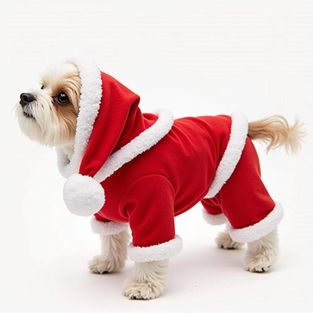 Red Santa Suit for Dogs