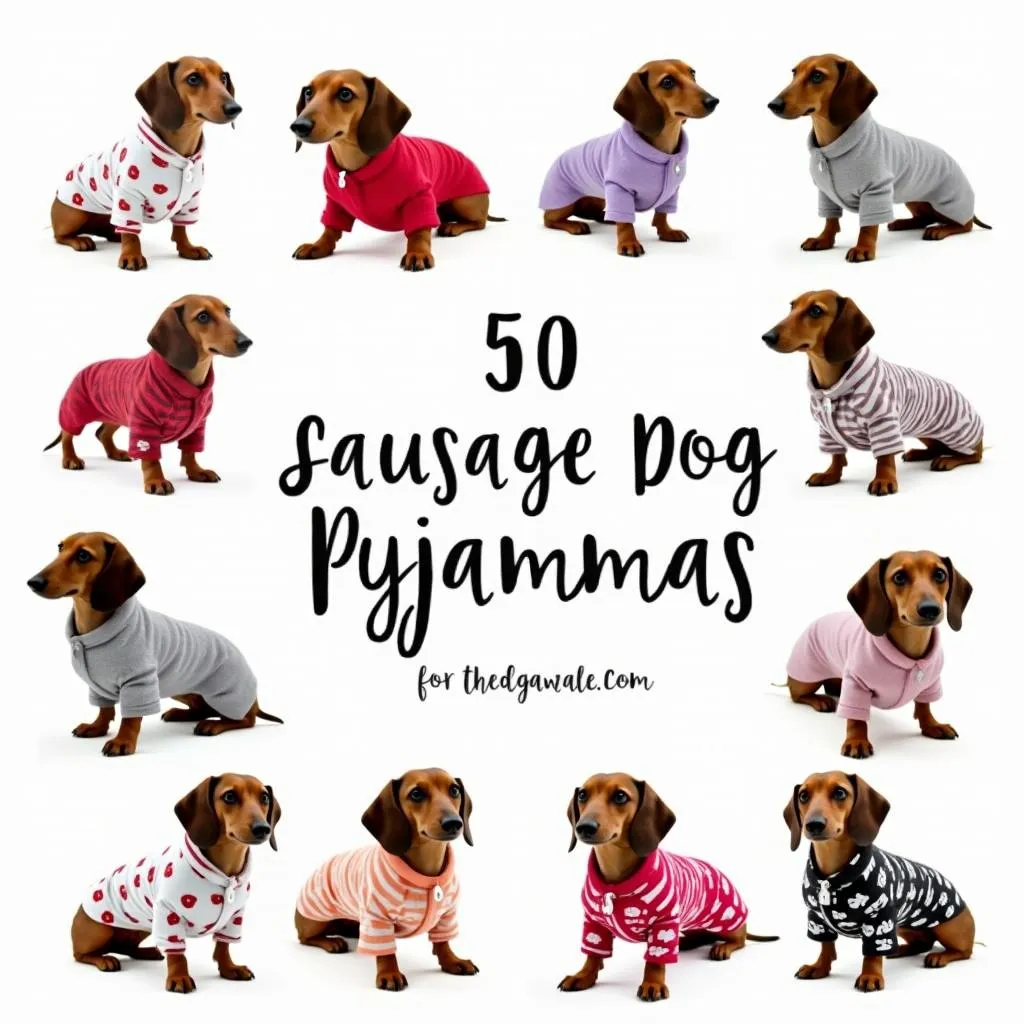 Sausage Dog Pyjamas For Cute Dogs