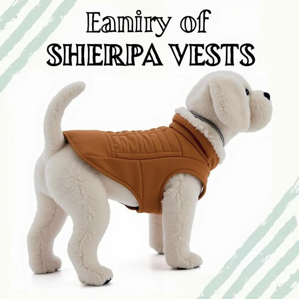 Sherpa Dog Vest for Comfort and Warmth