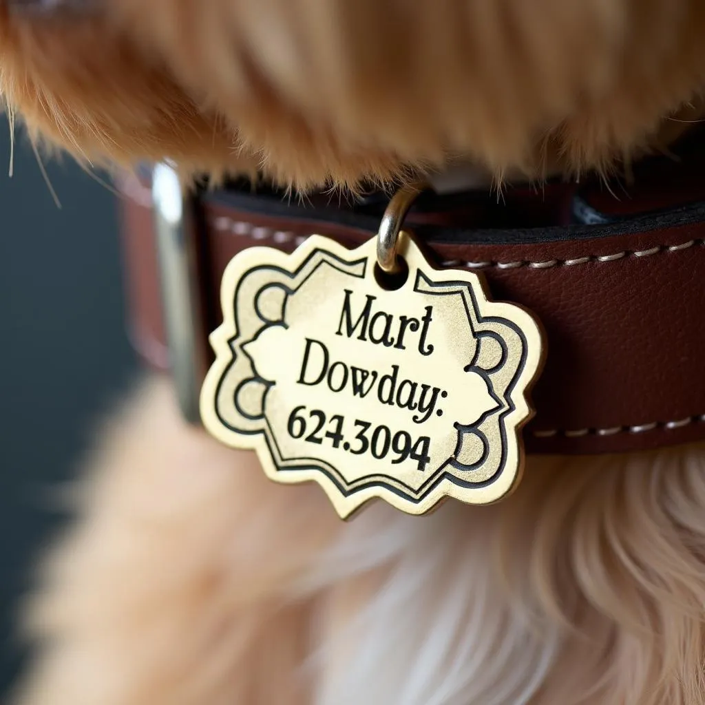 Custom engraved slide-on dog collar tags are a great way to personalize your dog's ID tag. You can add your dog's name, your contact information, and even a special message to create a unique and meaningful tag.