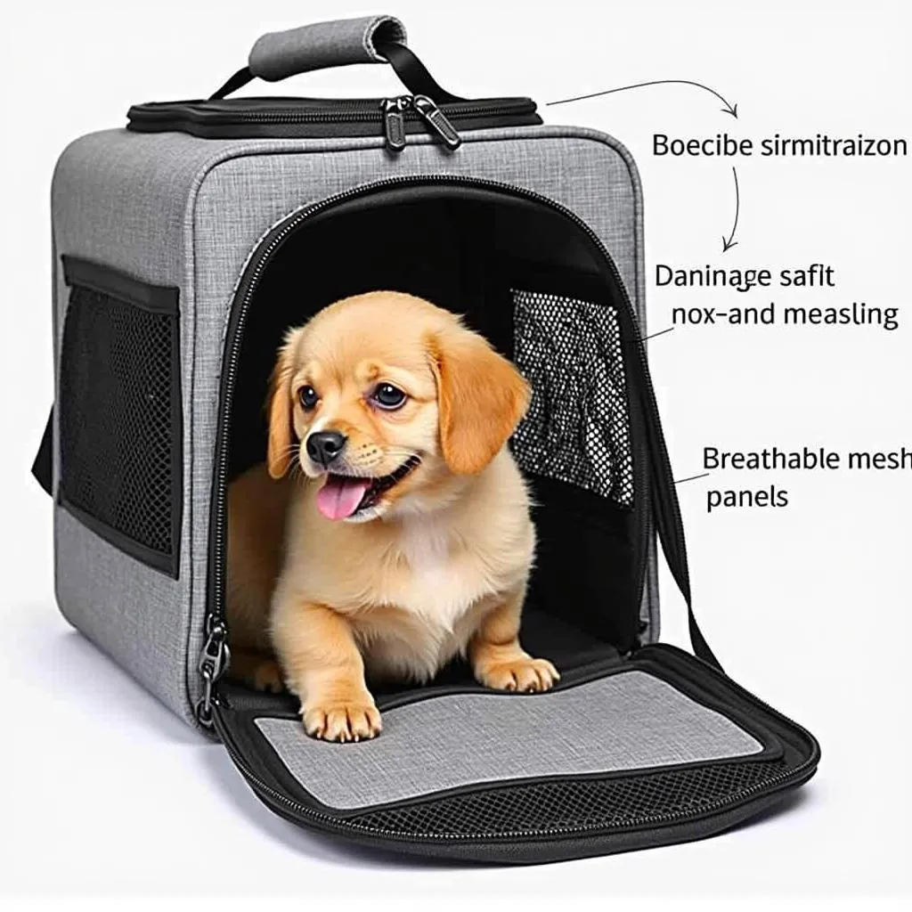 Slowton Dog Carrier for Small Dogs