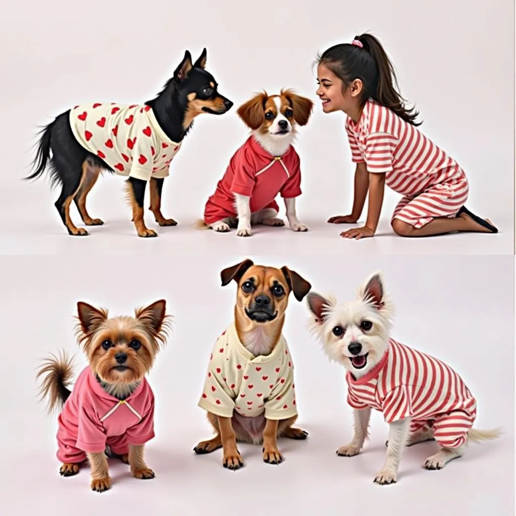 Matching Pajamas for Small Dogs