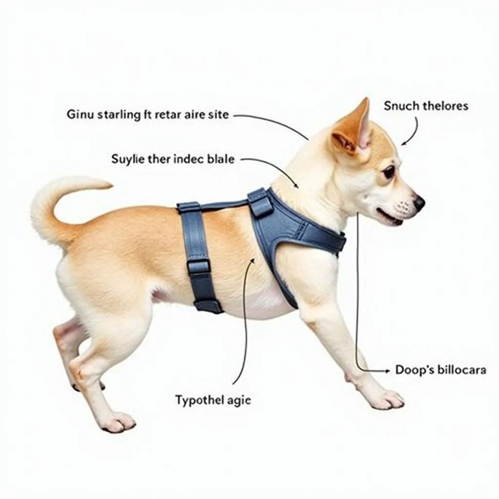 Small dog vest harness for walking and training