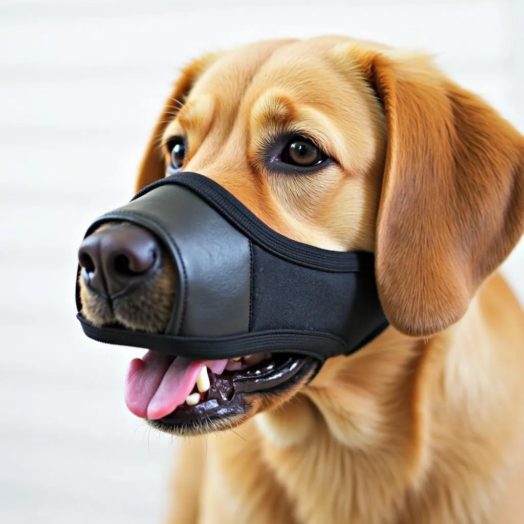 Soft Dog Muzzle for Gentle Control