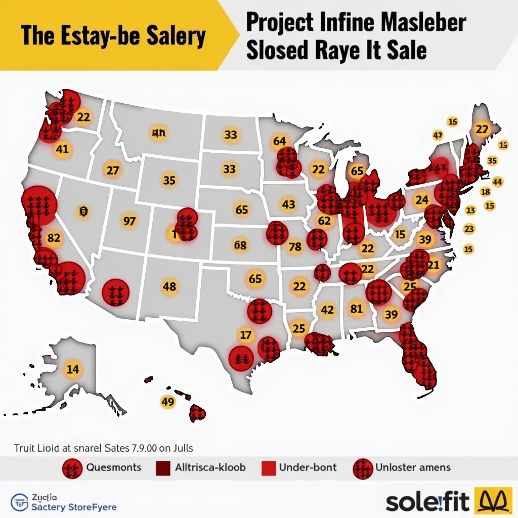 Map showing Sonic locations across the US