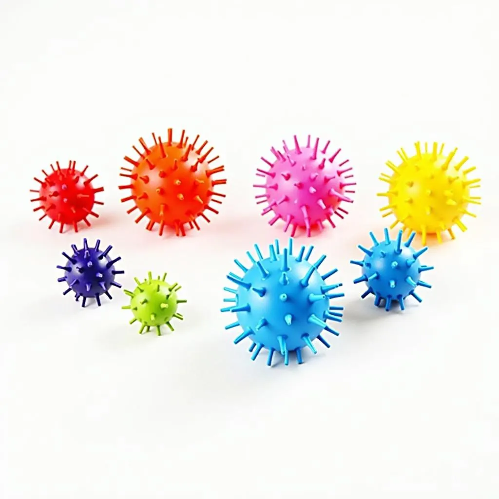 spiked dog balls for dogs of different sizes and breeds