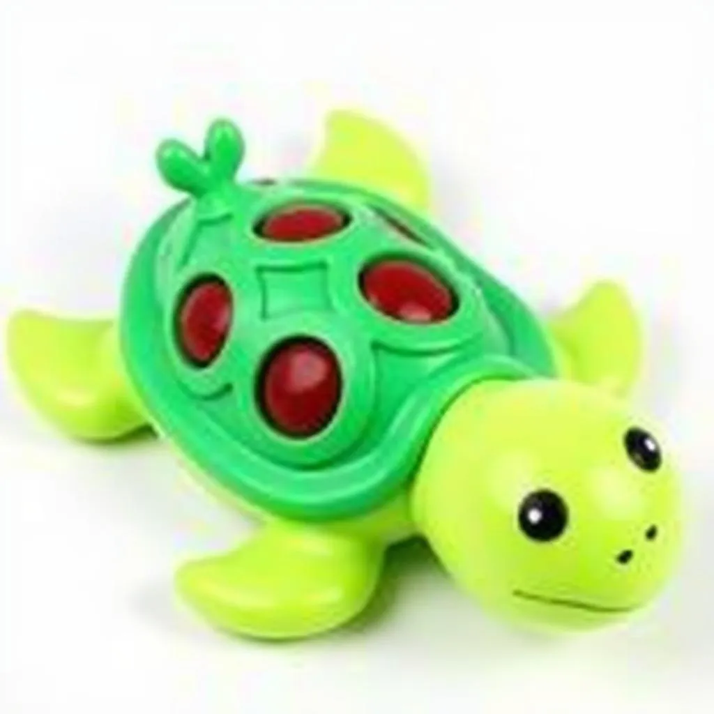 Squeaky Turtle Dog Toy Made from Chew-Resistant Materials